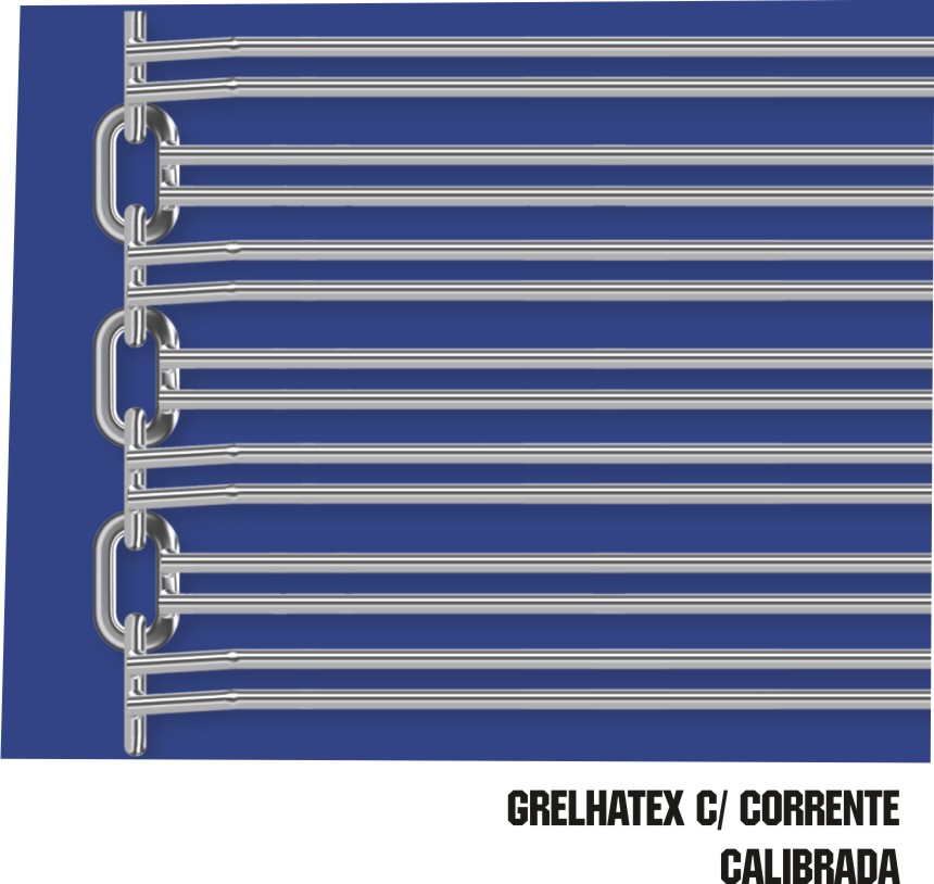 Grelhatex com corrente calibrada