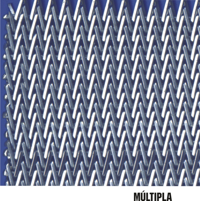 Esteira metalica múltipla